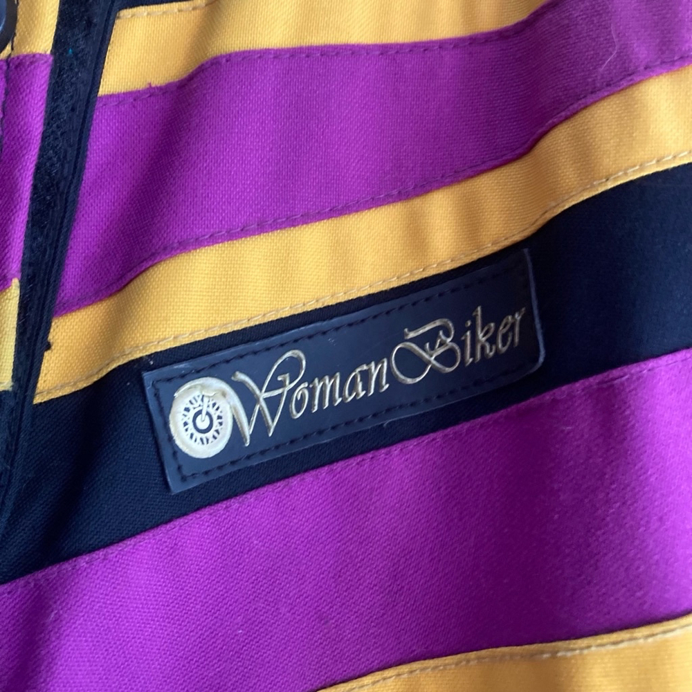 Women's Vintage Cordura Woman Biker Jacket - Picture 3 of 16